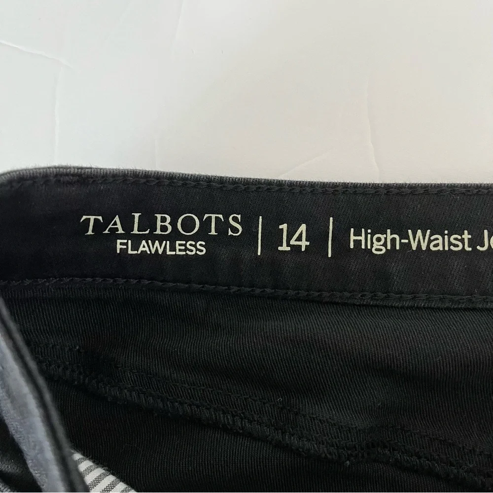 Talbots Black Flawless High Waist Ankle Pants